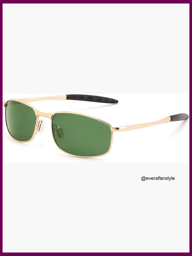 Polarized Metal Frame Sunglasses Uv400 Lens Driving Fishing Sports